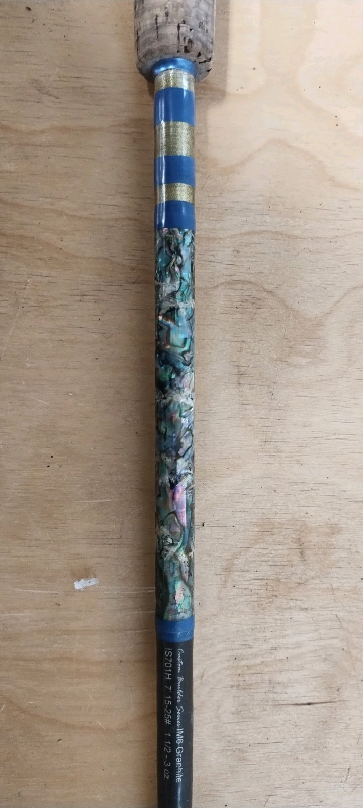 7′, 1 Piece Custom Built Graphite Rod