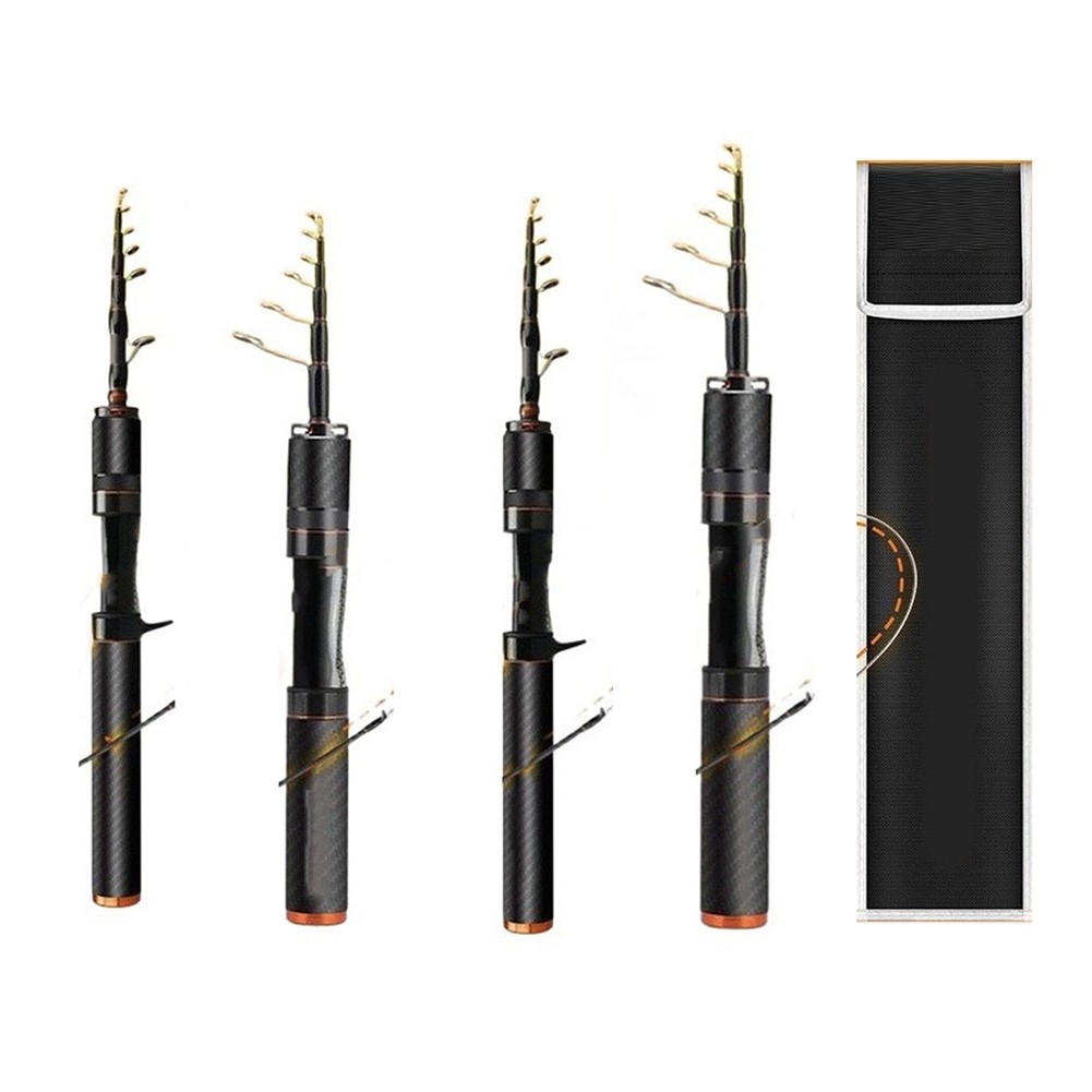 Portable Carbon Fiber Rod UL Light 1.5m 1.68m for Stream and River Use