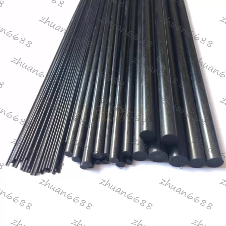 2PC solid carbon fiber rod diameter 1mm-10mm length 500mm can be customized