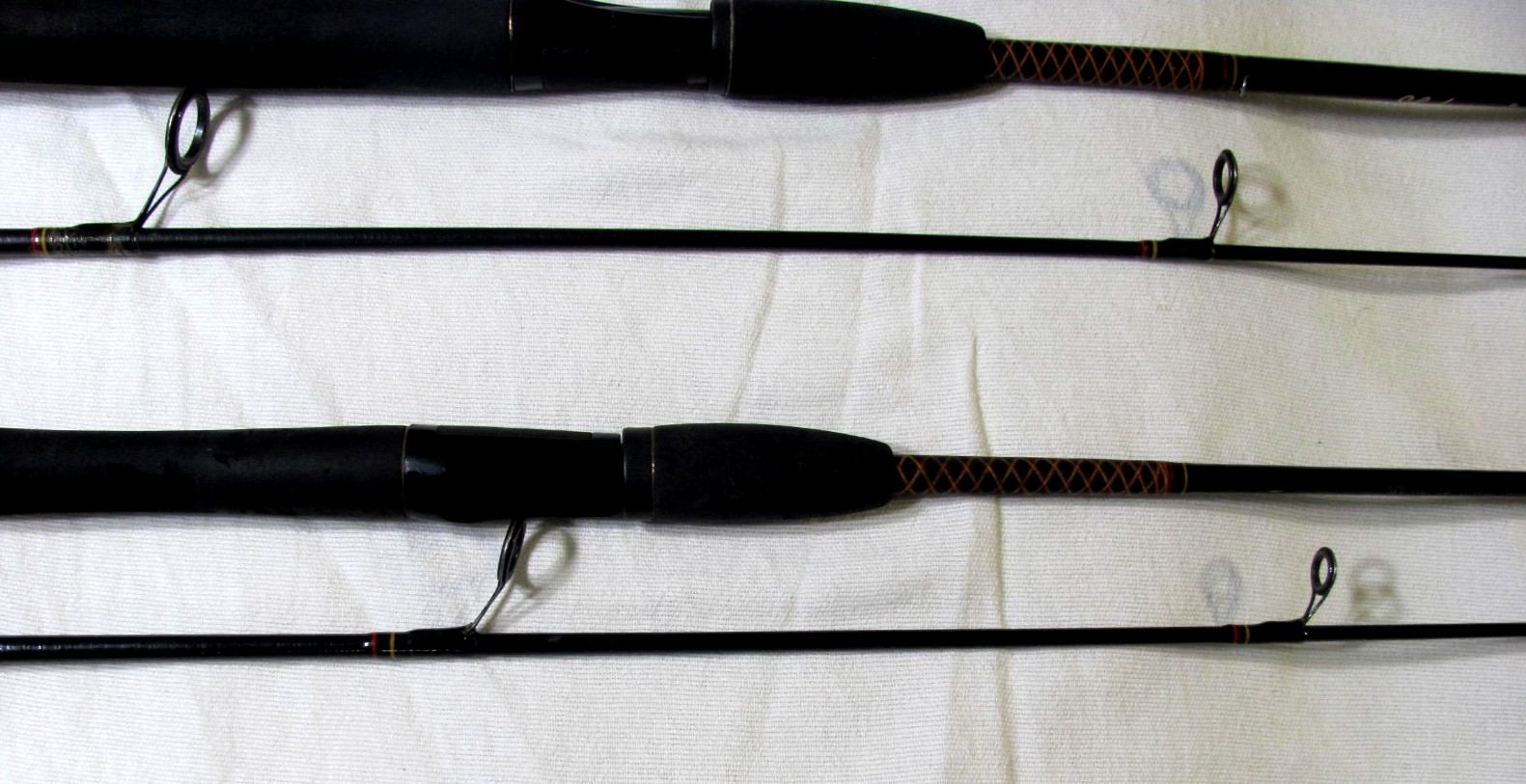 Two (2 ) Ugly Stik SPL 1101 5’6″ &SPL 1102 6 f: L& M Action Spinning Rods. 2 Pc