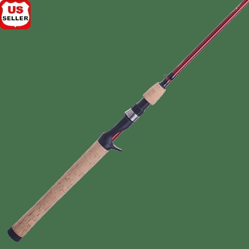 Cherrywood HD 7ft Fishing Rod Fast Action Medium Heavy Cork Handle 7 Guides New