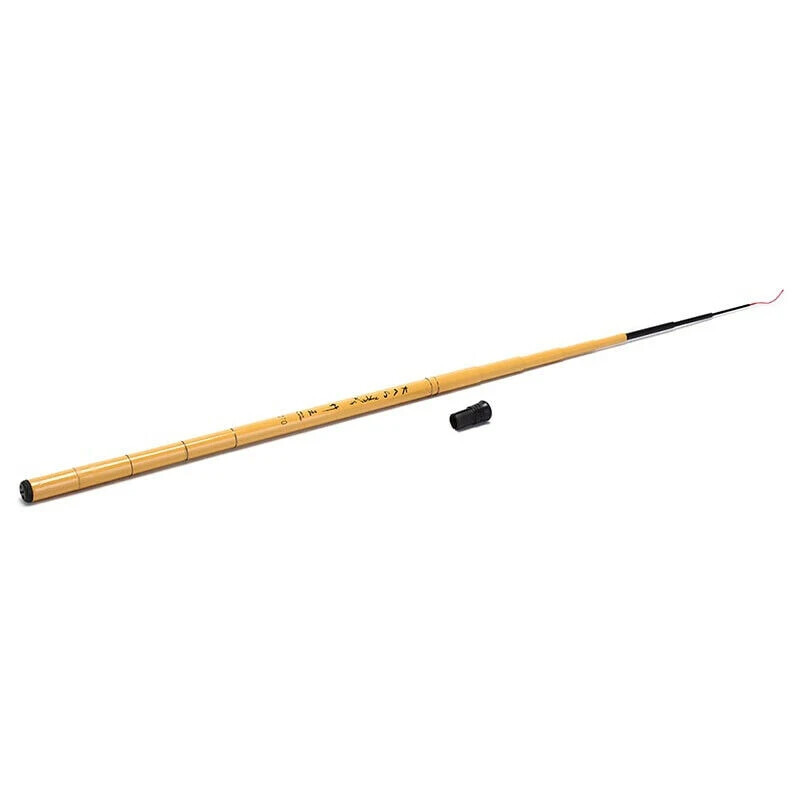 Fiberglass bamboo finish 5’10” (1.8 meter) telescopic microfishing rod