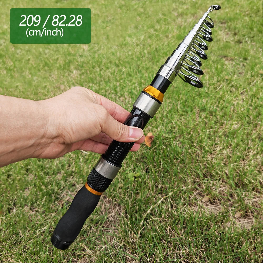 Mini Sea Rod Spinning Fishing Rod Telescopic Fishing Rod 1.5M/2.1M/2.3M Fishing