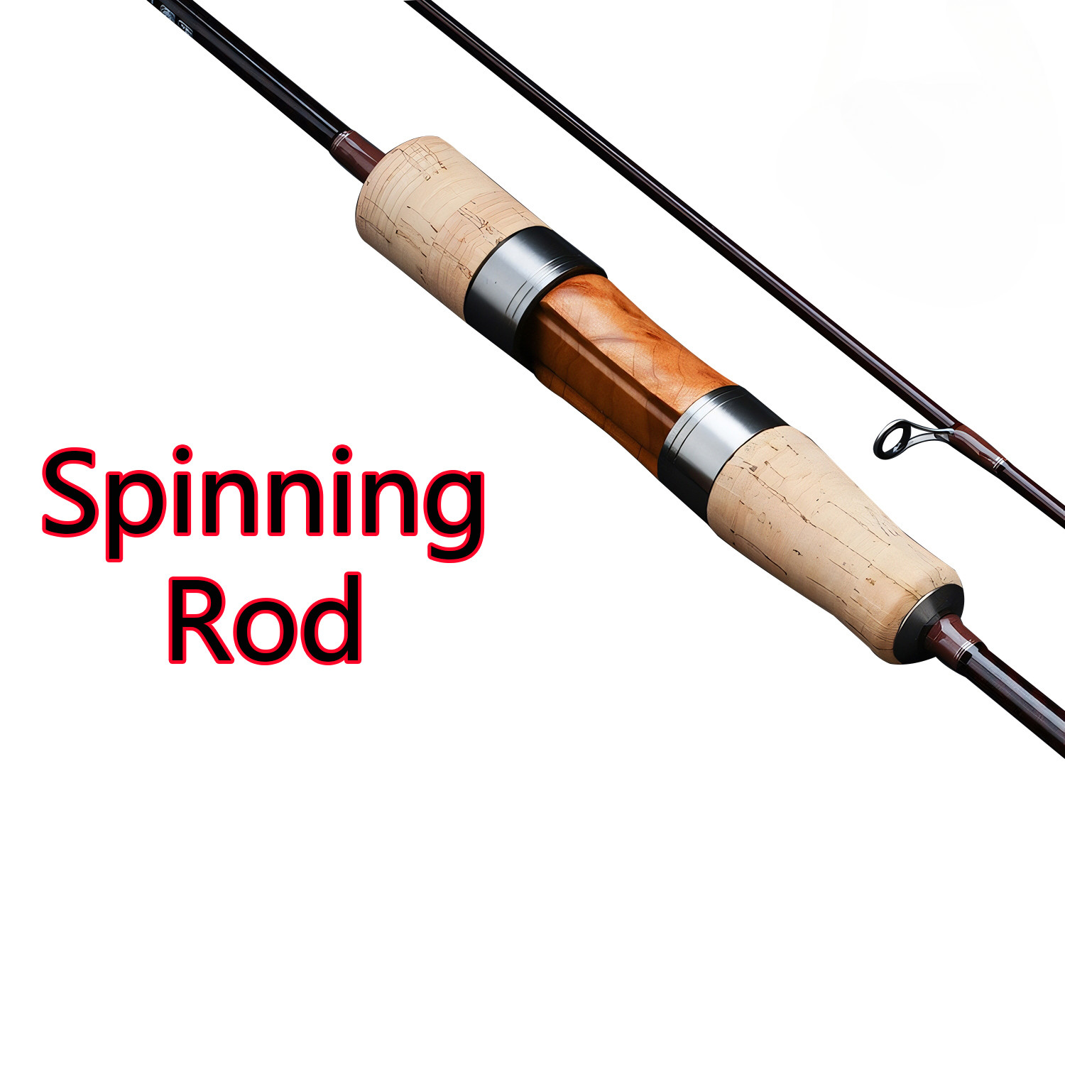Lure Fishing Rod Carbon Fiber Spinning Casting Rod 5.1ft 5.5ft 6ft Ultra-Light