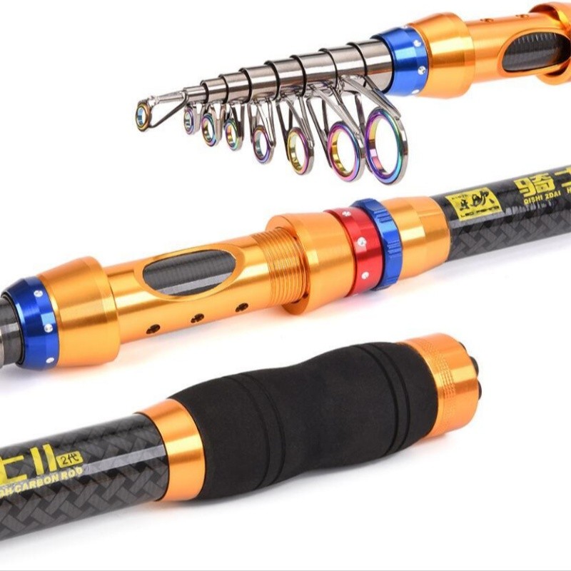 Fishing Rod Carbon Fiber 1.8M 2.1M 2.4M 2.7M 3.0M 3.6M Telescopic Fishing Rods