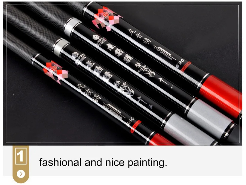 Telescopic Fishing Rod 3.6m 4.5m 5.4m 6.3m High Carbon Stream Fishing Pole Carp
