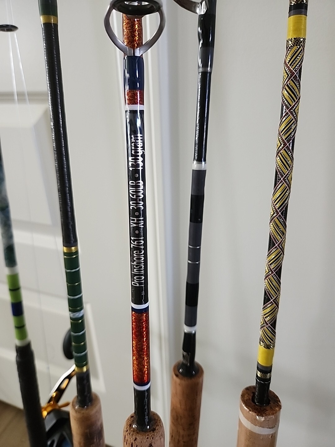 Custom Handmade Saltwater & Freshwater, fishing rods, inquire, Great Gift.