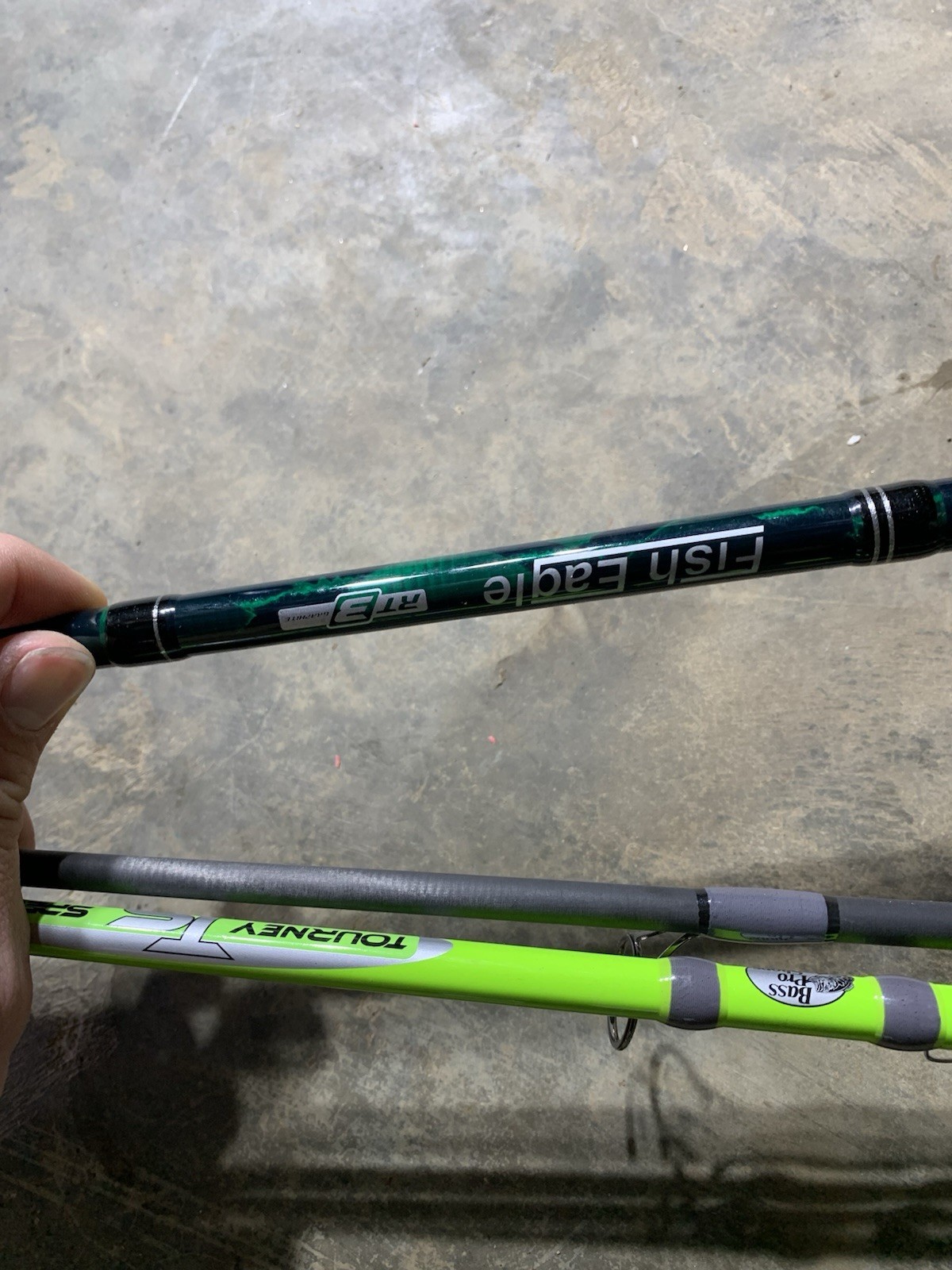 LOT OF 11 BASS PRO SHOP, Lews, Zebco FISHING RODS (BROKEN)