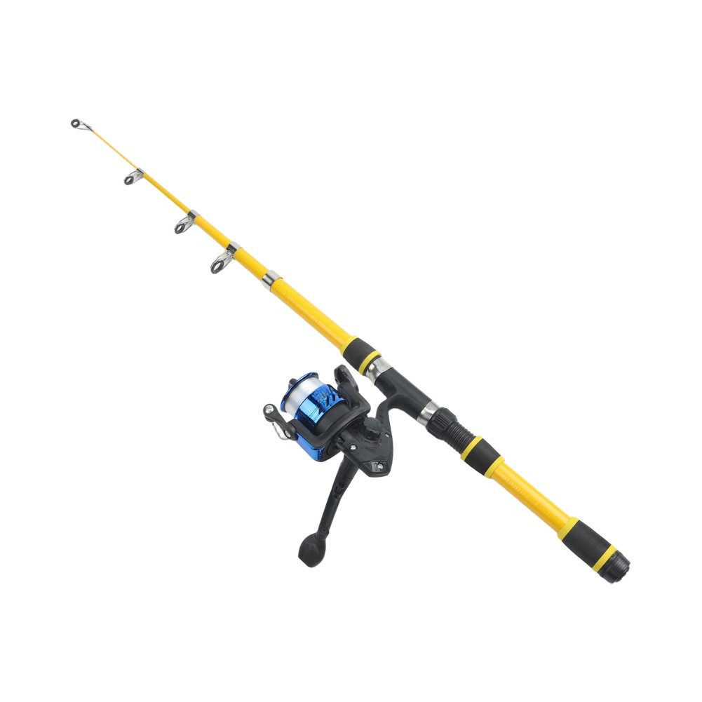 Complete Fishing Rod For Combo Telescopic Carbon Fiber 18 Meter Reel Gear Set