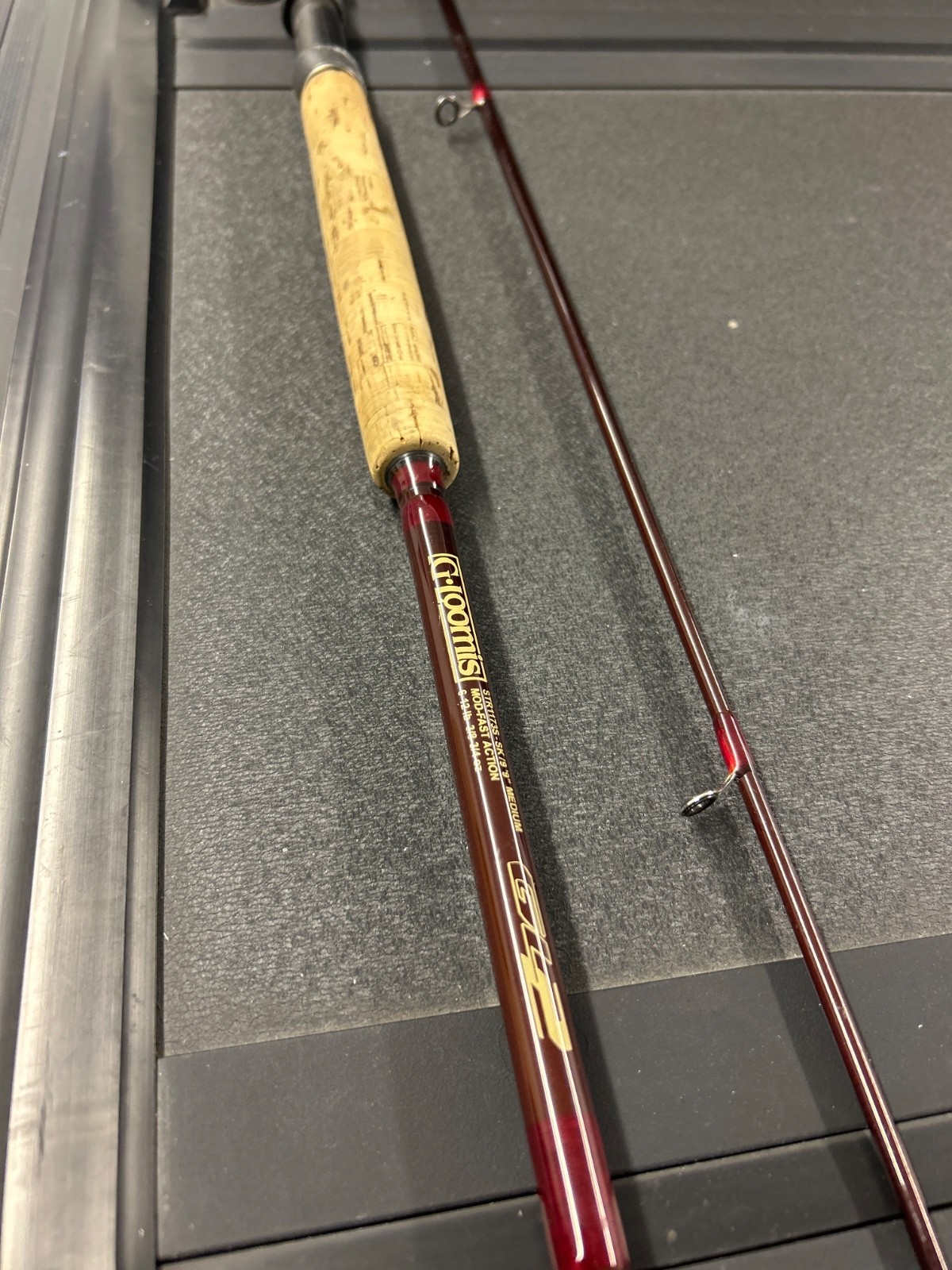 G Loomis str 1173s-sk ” Michigan Handle ” red blank 9’9″ 6-12lb