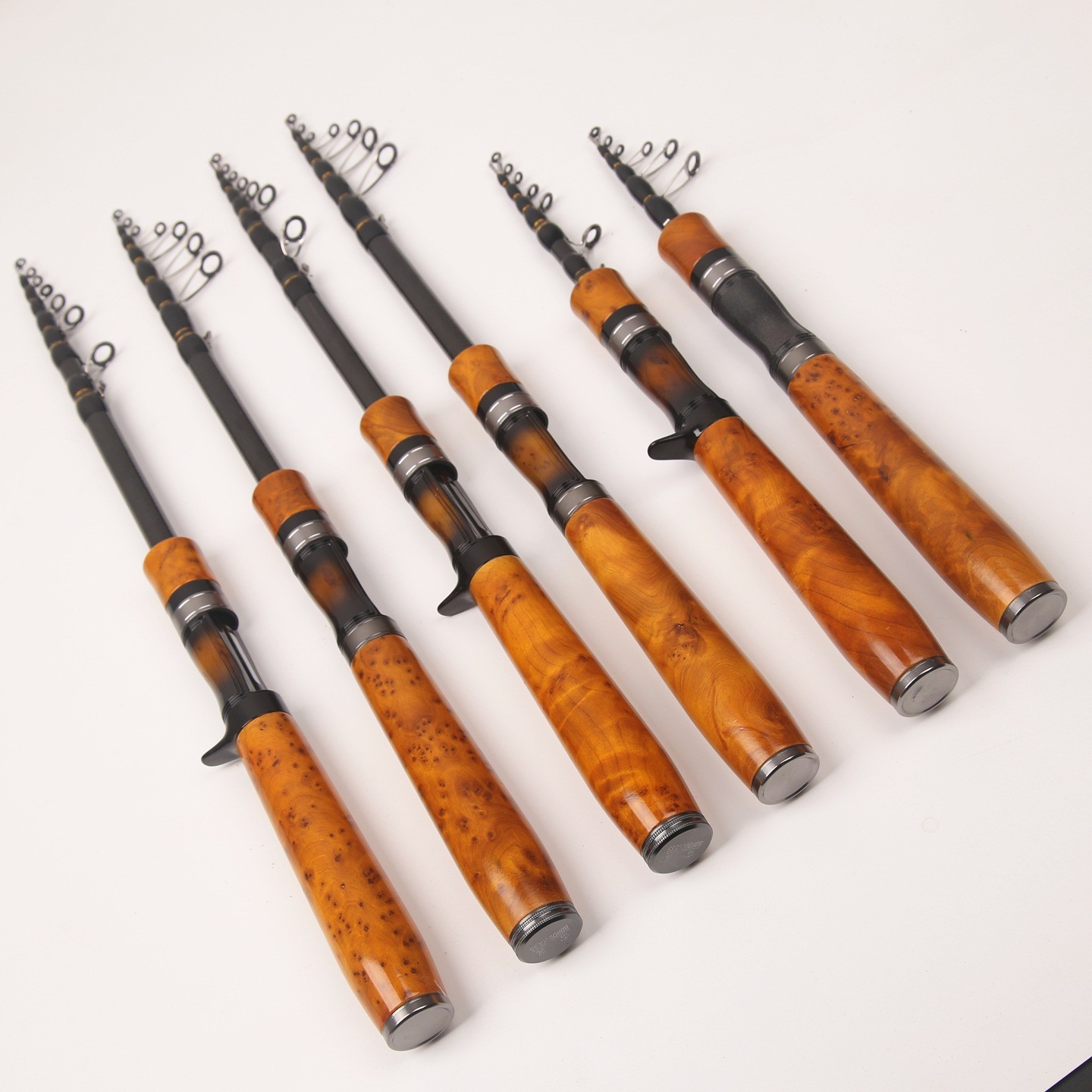 Telescopic Fishing Rod Sea Use Portable Lightweight 1.8 to 2.4 Meters Long