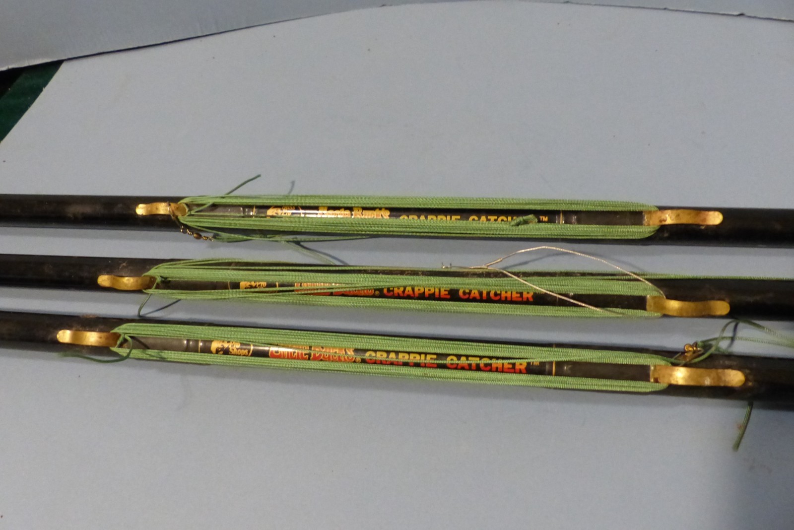 3 Bass Pro Shop 10FT. Uncle Buck Telescopic Crappie Catcher Rods