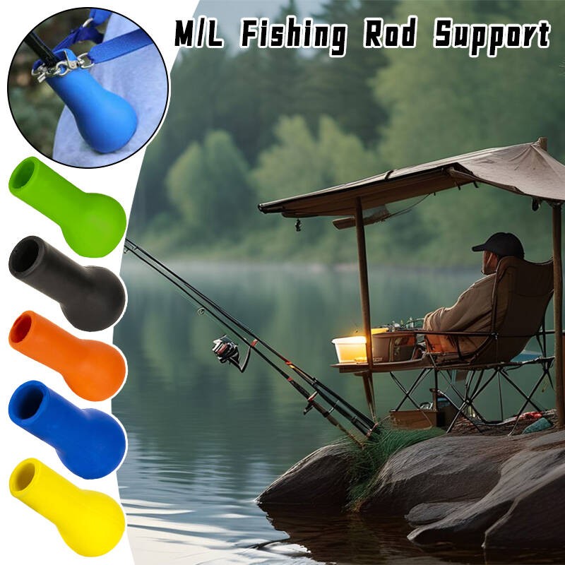 Fishing Fighting Tools Rod Holder Butt Cushion Cap Spherical Fishing Pole Holder