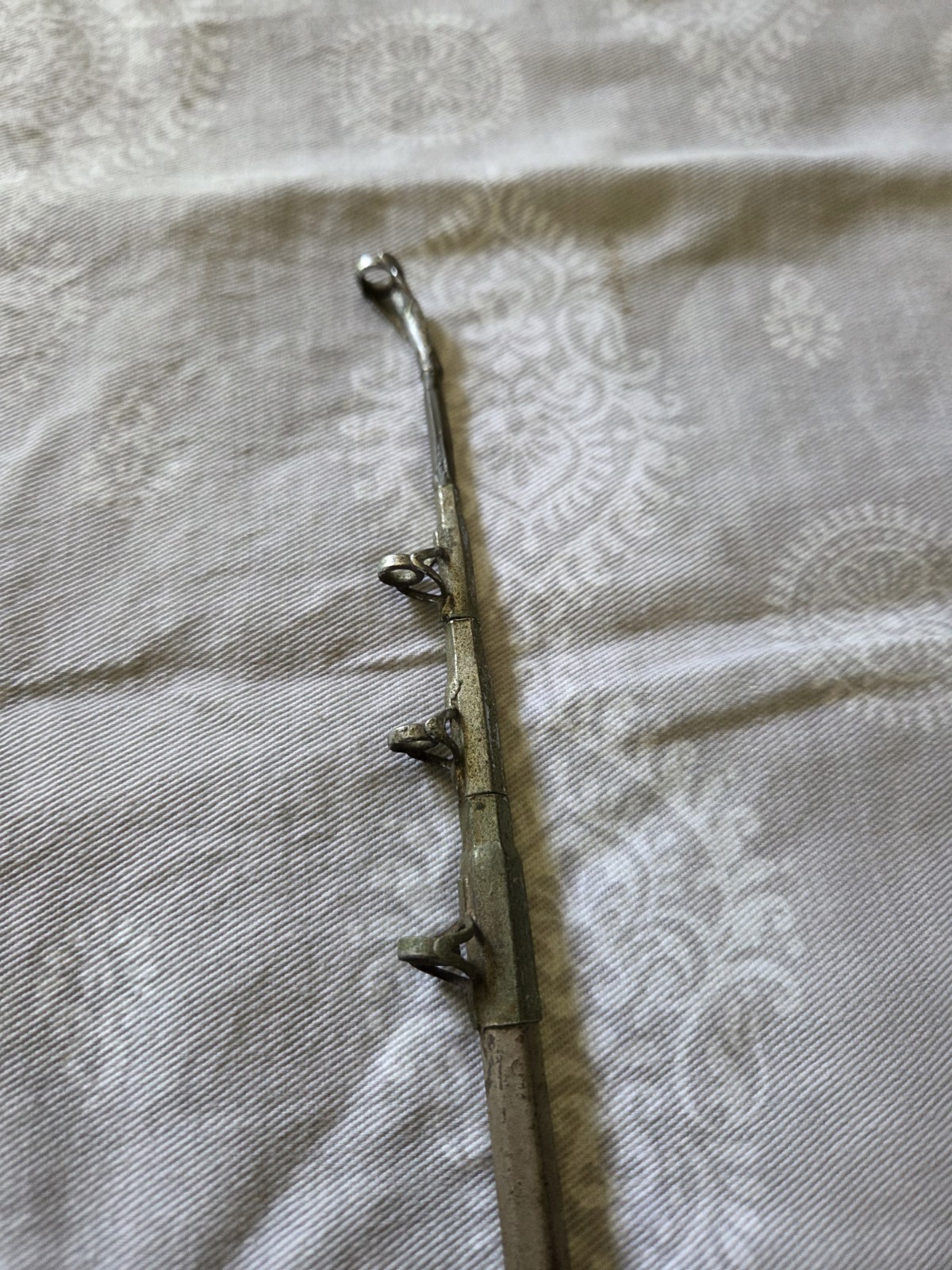 Vintage Homaco Bristol Metal 4 Section Telescopic Fly Rod 7′ 4″ / 4 sections