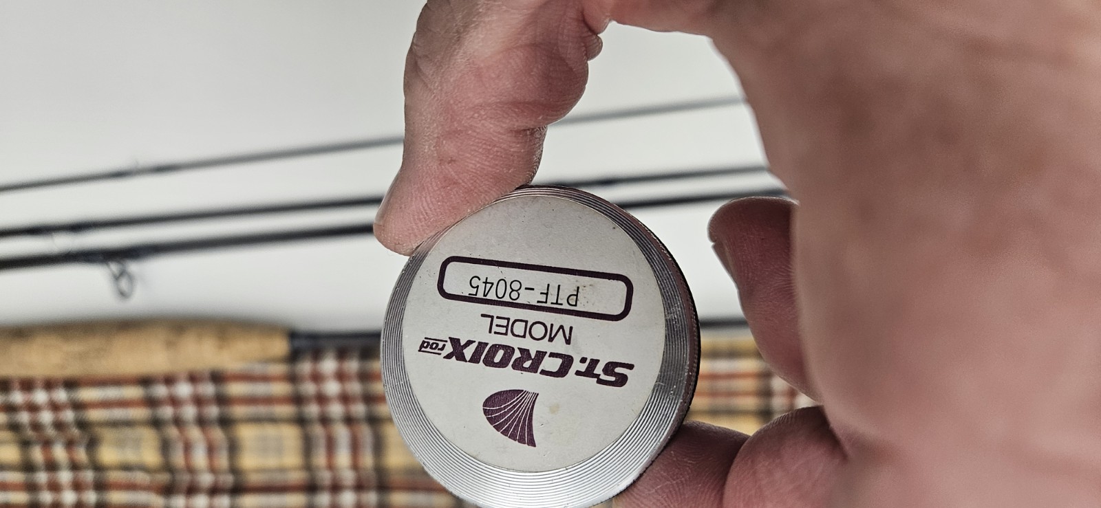 St Ctoix PTF-8045 Fly Rod 8′ 4/5 Weight Customized for Mr Eads by Curt Osuga