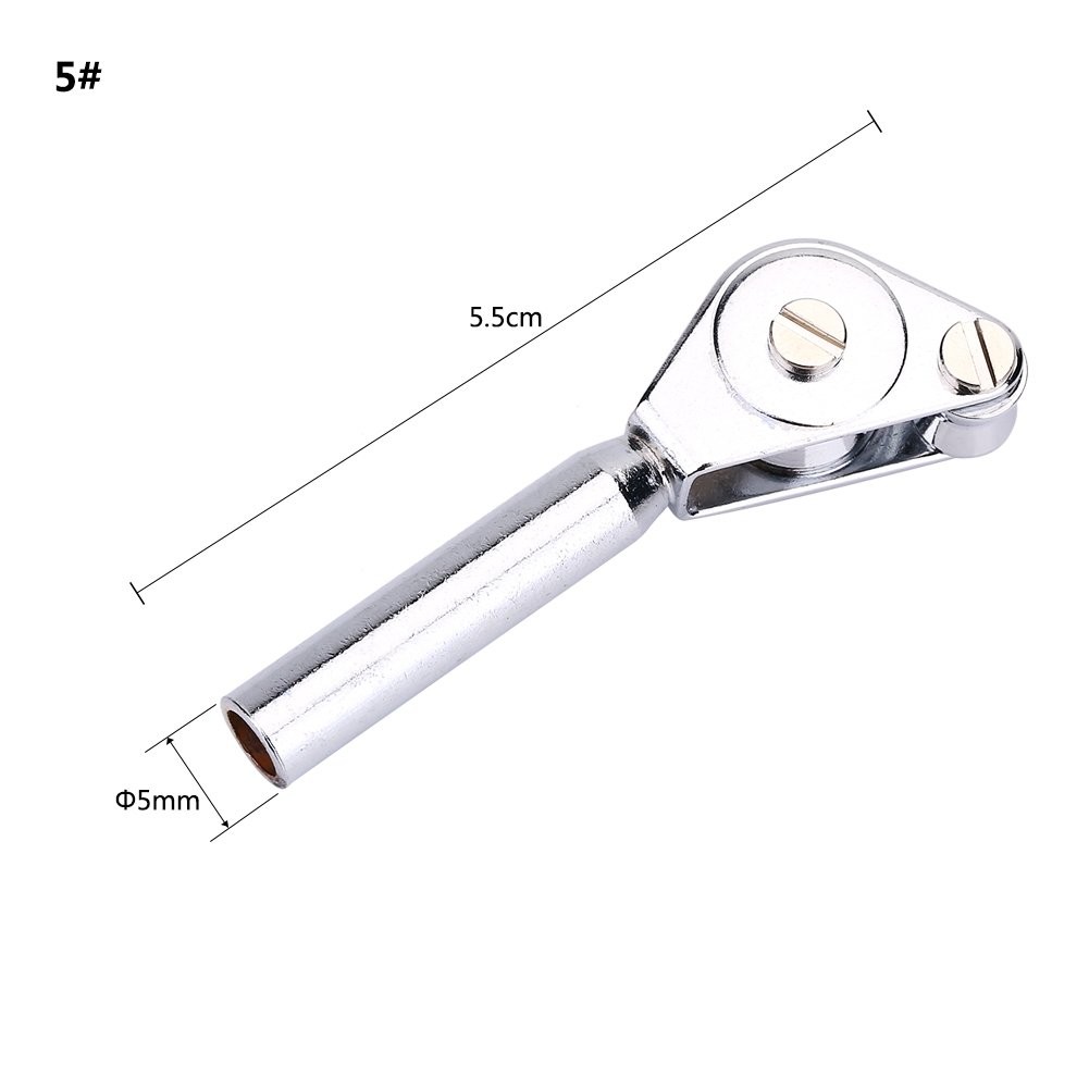 5mm Stainless Steel Fishing Roller Guide Tip Top Fishing Pole Rod for Boat
