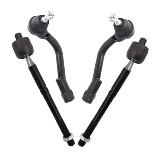 Front Inner and Outer Tie Rod Set 4 Piece Compatible with 2016-2019 PSA71198