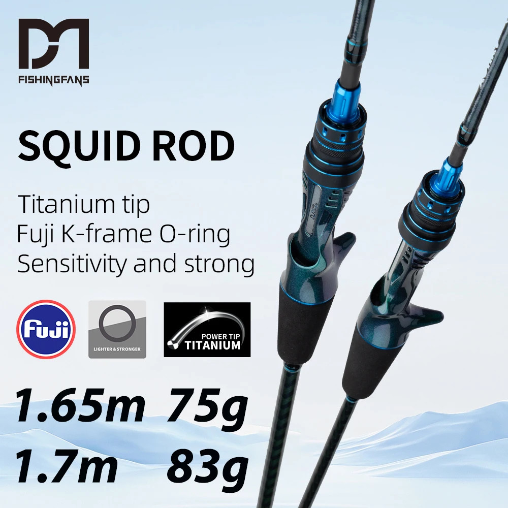 Tianium Tip Cuttlefish Octopus Fishing 165Cm 1.7Cm Fishing Rod Squid Boat FUJI O