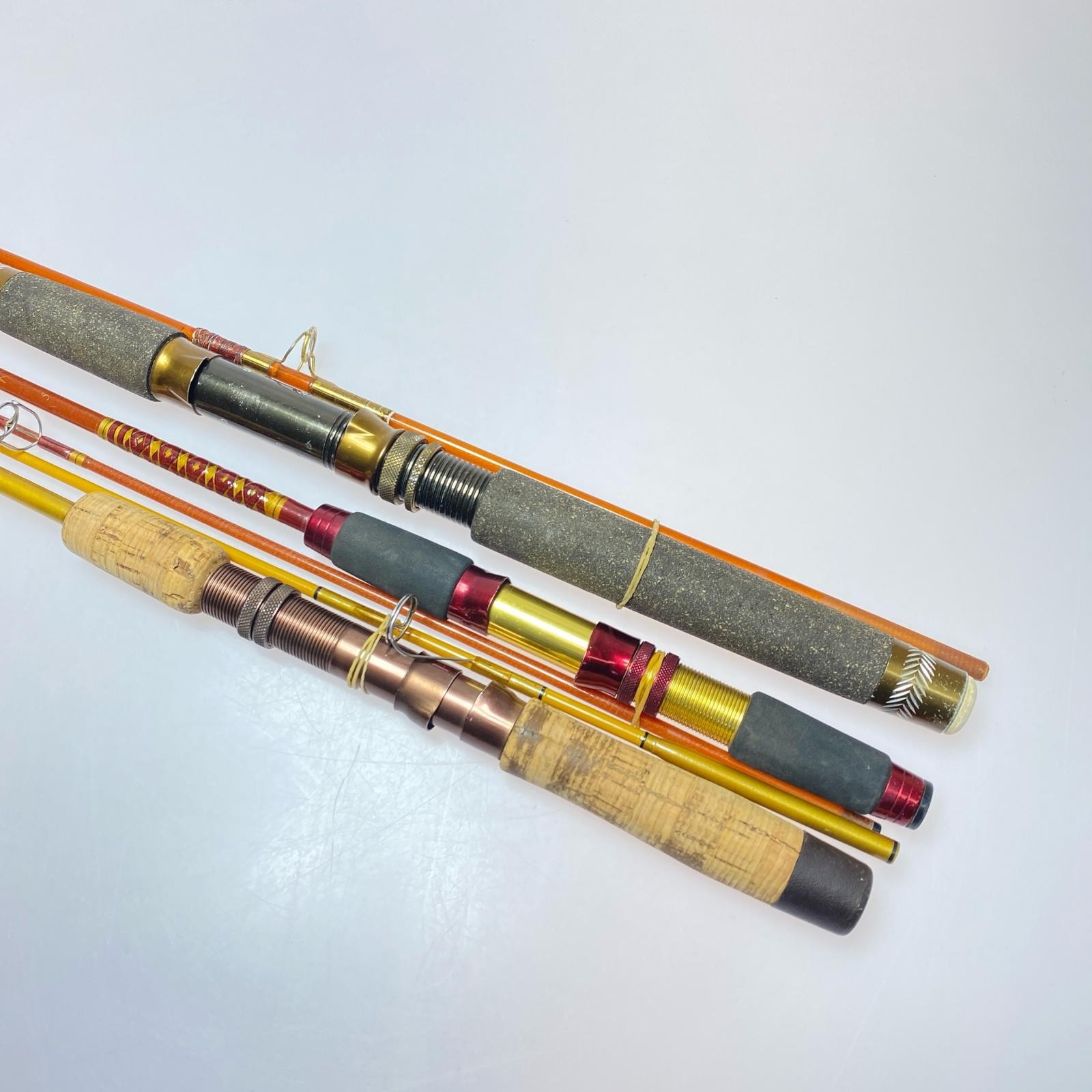 DAIWA Old rod, condition C, Daiwa Olympic Fenwick set of 5