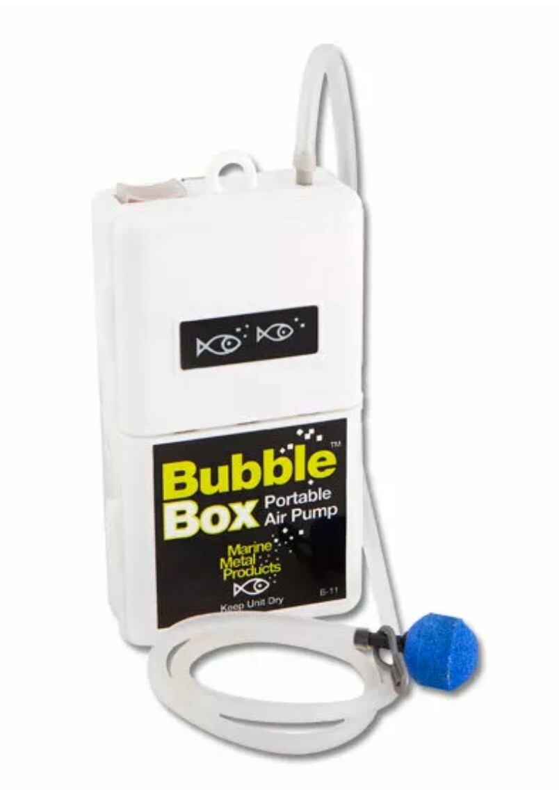 Marine Metal Products Bubble Box Portable Air Pump B-11 44 Hour Aerator