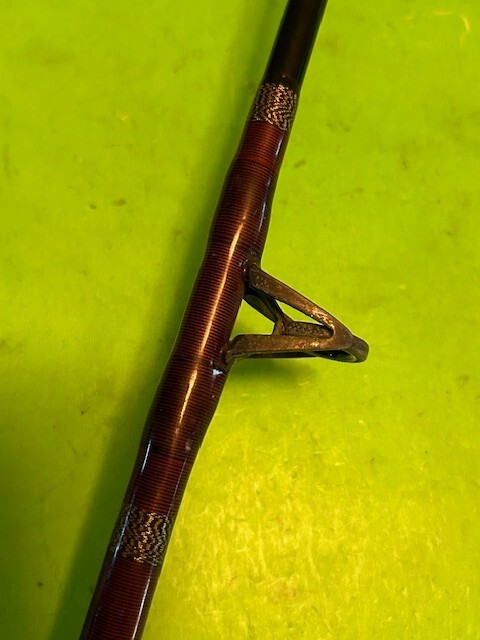 CUSTOM BUILT SABRE 6 FOOT 1 INCH 15 TO 50 POUND CLASS JIG STICK FISHING ROD FUJI