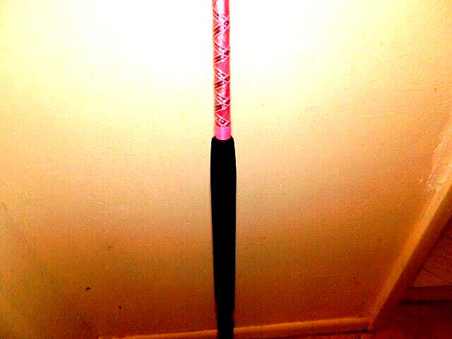 CUSTOM SPINNING ROD 7 FT 25-50 LB PINK PEARL MARBLE NEW