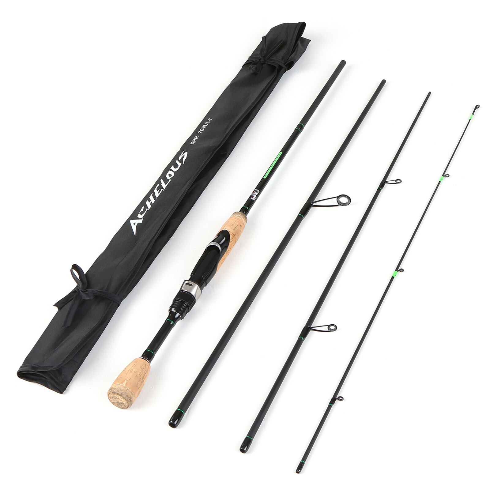 Travel Fishing Rod Lightweight Carbon 4 Pieces Fishing A7F9