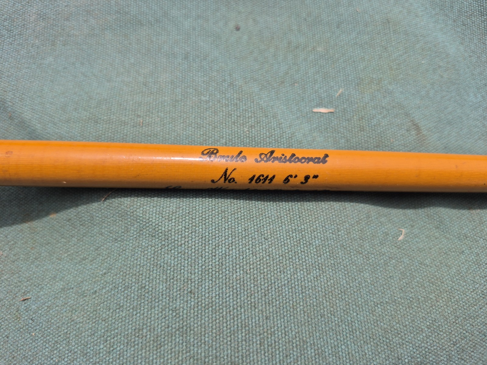 Rare VINTAGE BRULE ARISTOCRAT 6′ 3″ Fishing Rod Plano Case Wisconsin Made