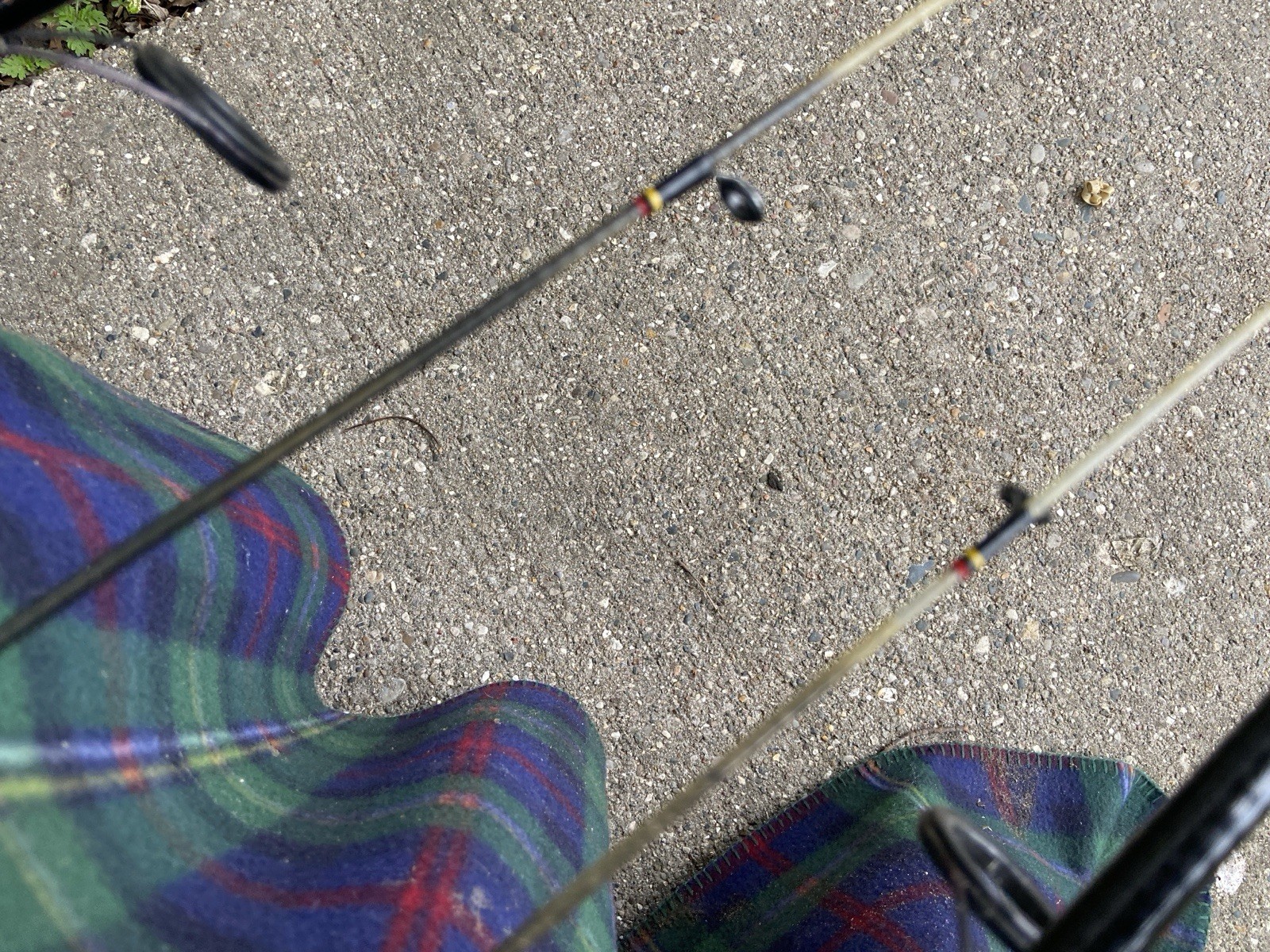 PAIR OF SHAKESPEARE UGLY STIK SPL 1100 6’6″ MED. ACTION 2 PIECE SPINNING RODS