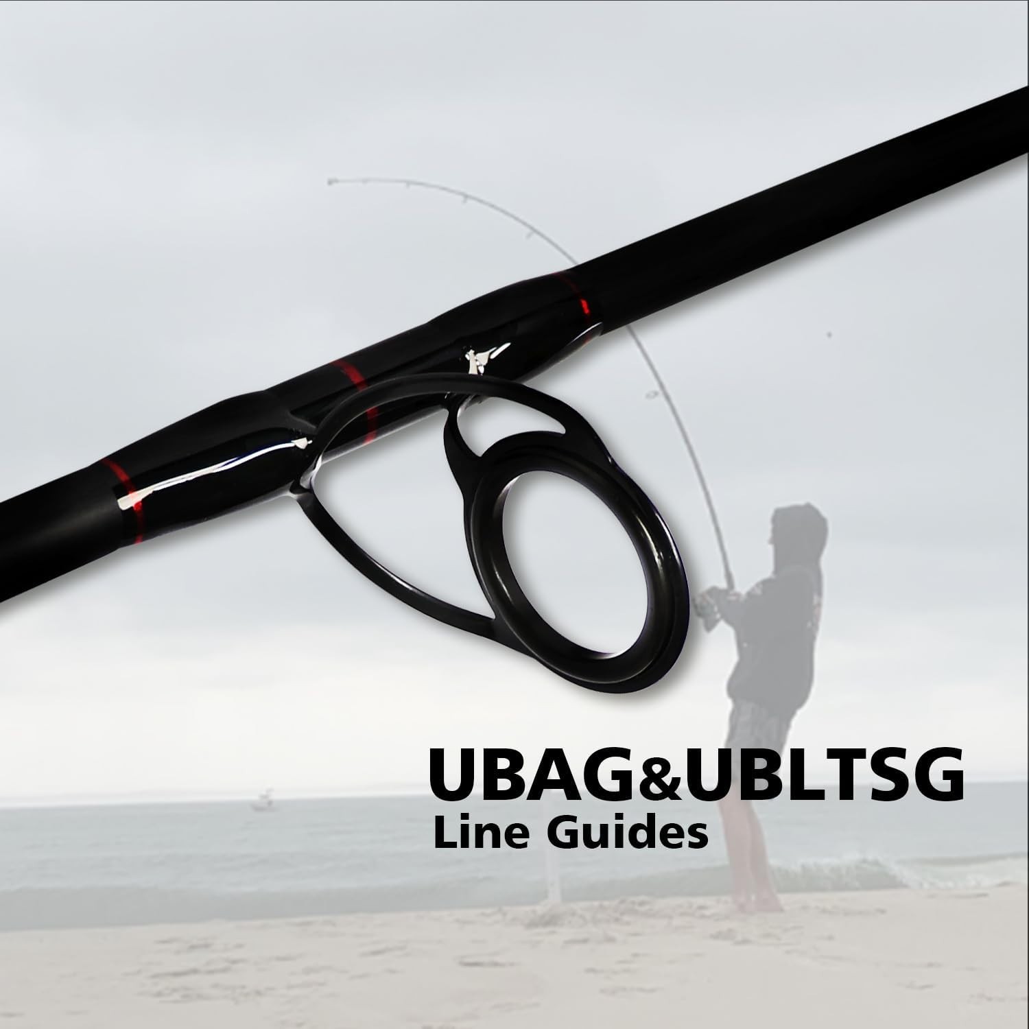 Lightweight Surf Fishing Rod, Ceramic Guides for Smooth Long Distance Casting