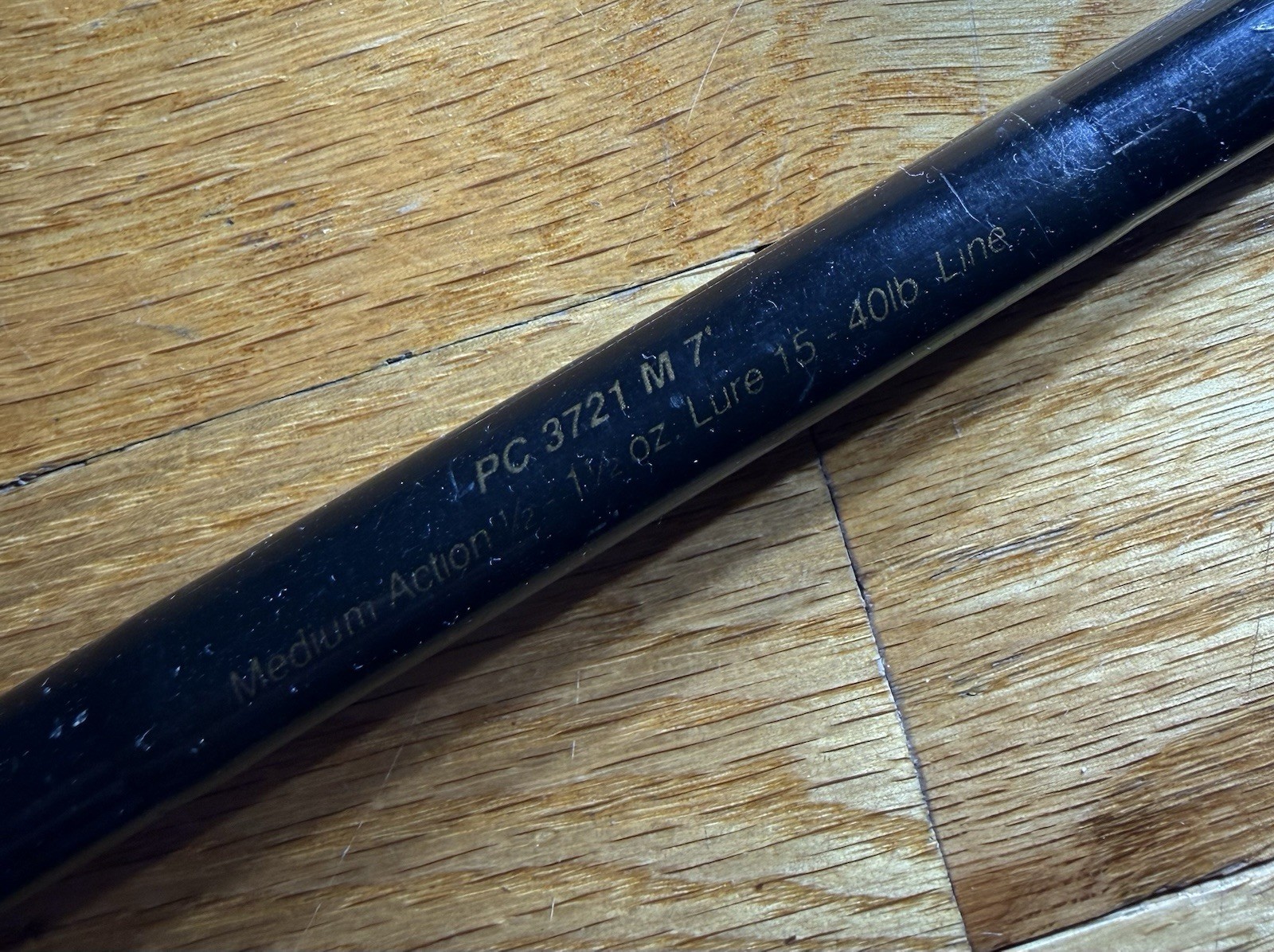 Penn Power Stick Spinning Rod 7′ Medium Action MH 40lb 1.5oz 1pc Black/Gold