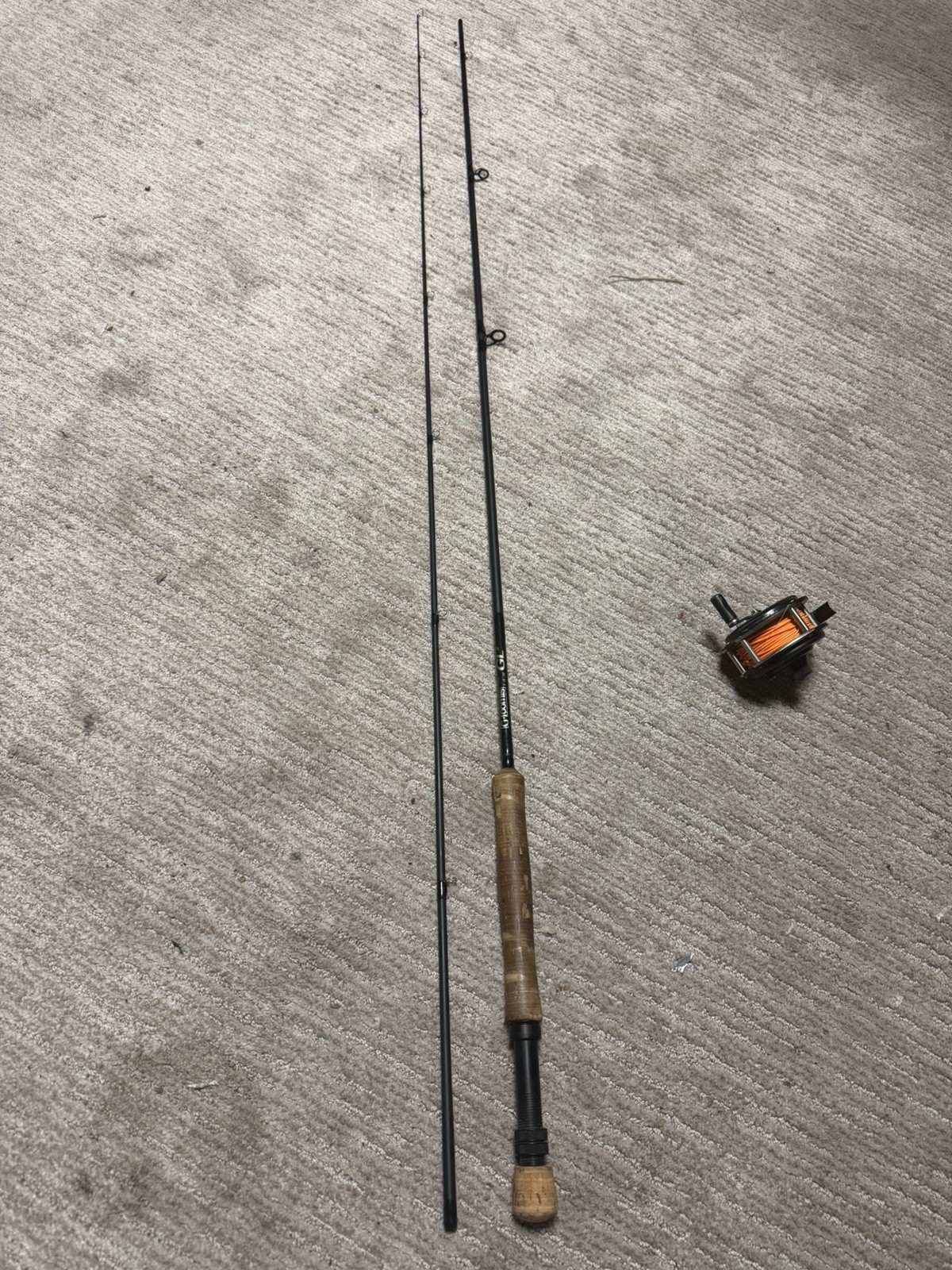 G LOOMIS GL3 8wt 9’ft~2pc fly rod with case and reel