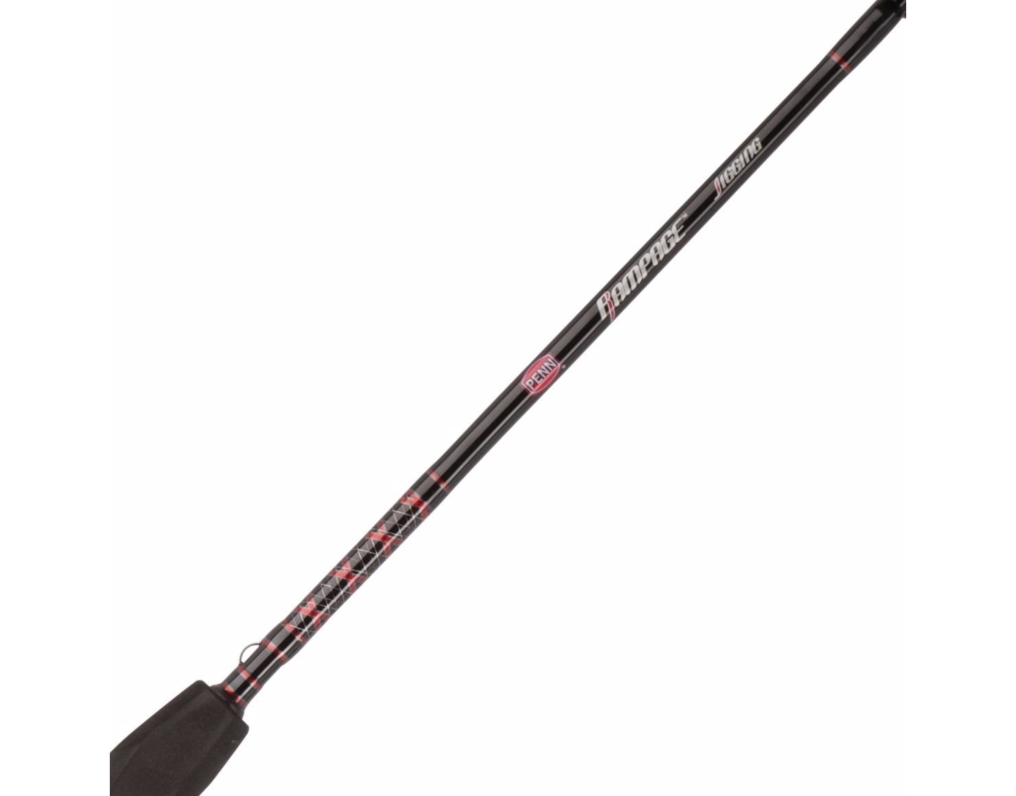 Penn Rampage Jig 66 Nearshore/Offshore Spinning Rod 1-Piece Fishing Rod 30-80Lb