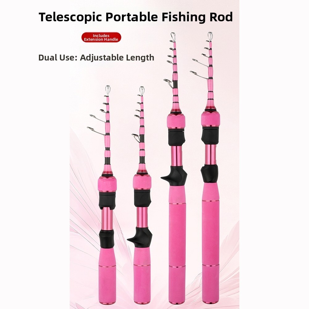 Lightweight Carbon Stream Rod 2-Piece for Trout Bass Fishing 150cm 168cm 180cm