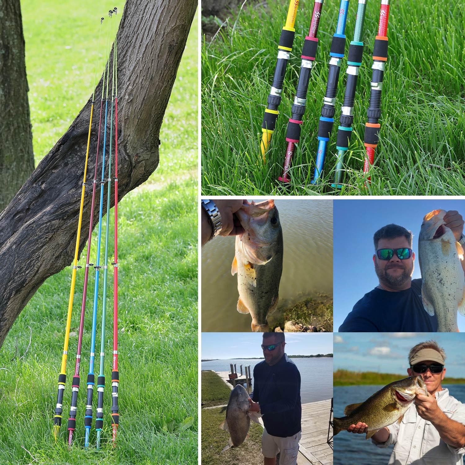 Sougayilang 1.8m Spinning Fishing Rod M Power Children Fishing Rod Telescopic Ro