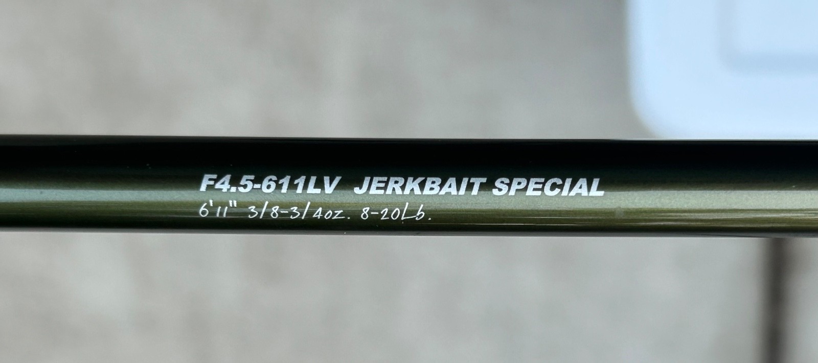 Megabass Levante casting rod F4.5-611LVS Jerkbait Special extremely light use