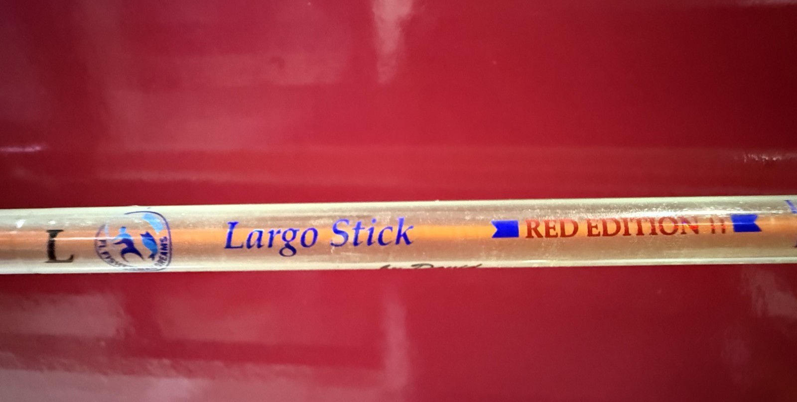 Spinning Rod LARGO STICK RED EDITION II 5 ft – 2 Piece – 5 Guides Hook Holder
