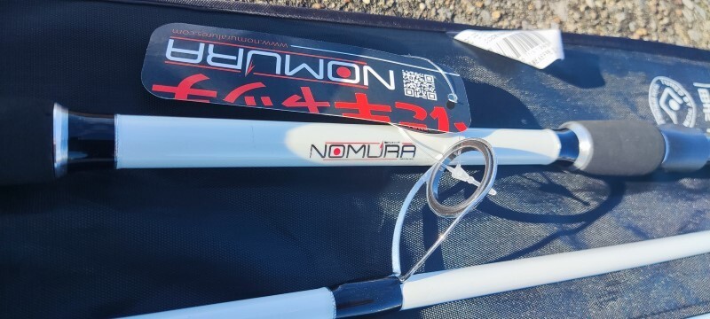 Nomura Kuro Revenge 3 Piece Lure Spin Fishing Rod 2.74m / 9ft 7-28g