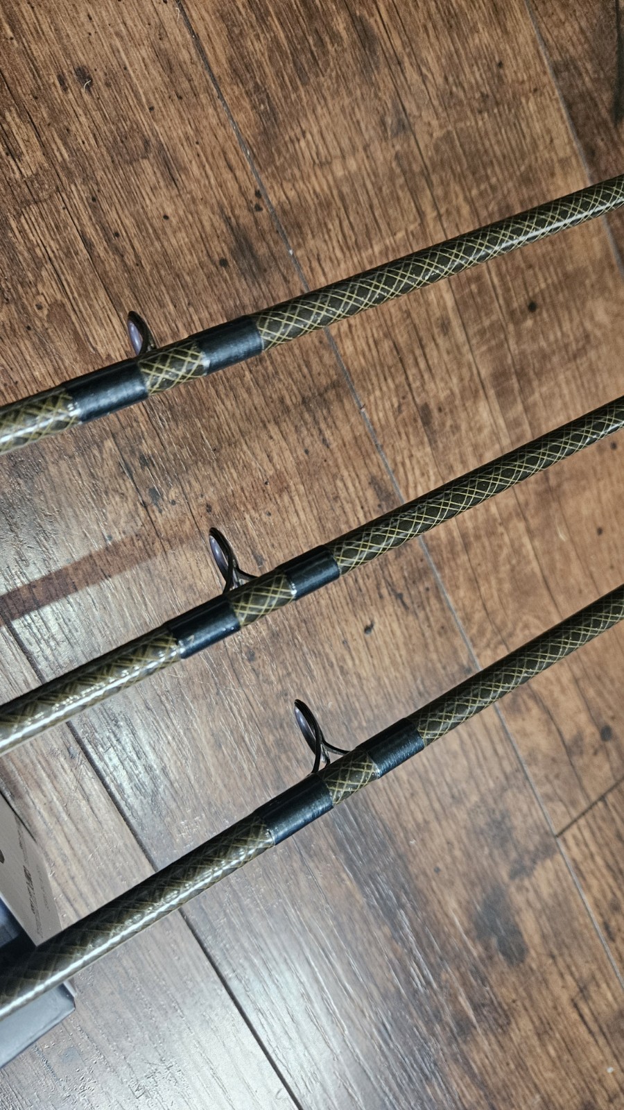 3x Daiwa Kevin Nash 12ft 2lbs WKN Whisker Dictator Carp Rods