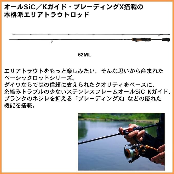 Daiwa IPRIMI 60XUL-4 Extra Ultra Light 6ft Trout Fishing Spinning Rod NEW F/S