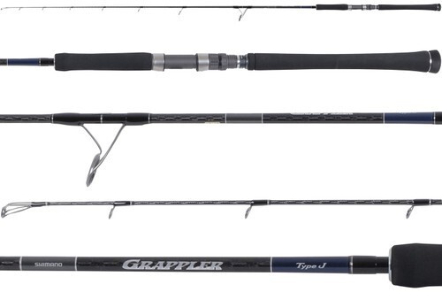Shimano Grappler Type J 6′ Medium Moderate Fast Spinning Rod GRPJS60M