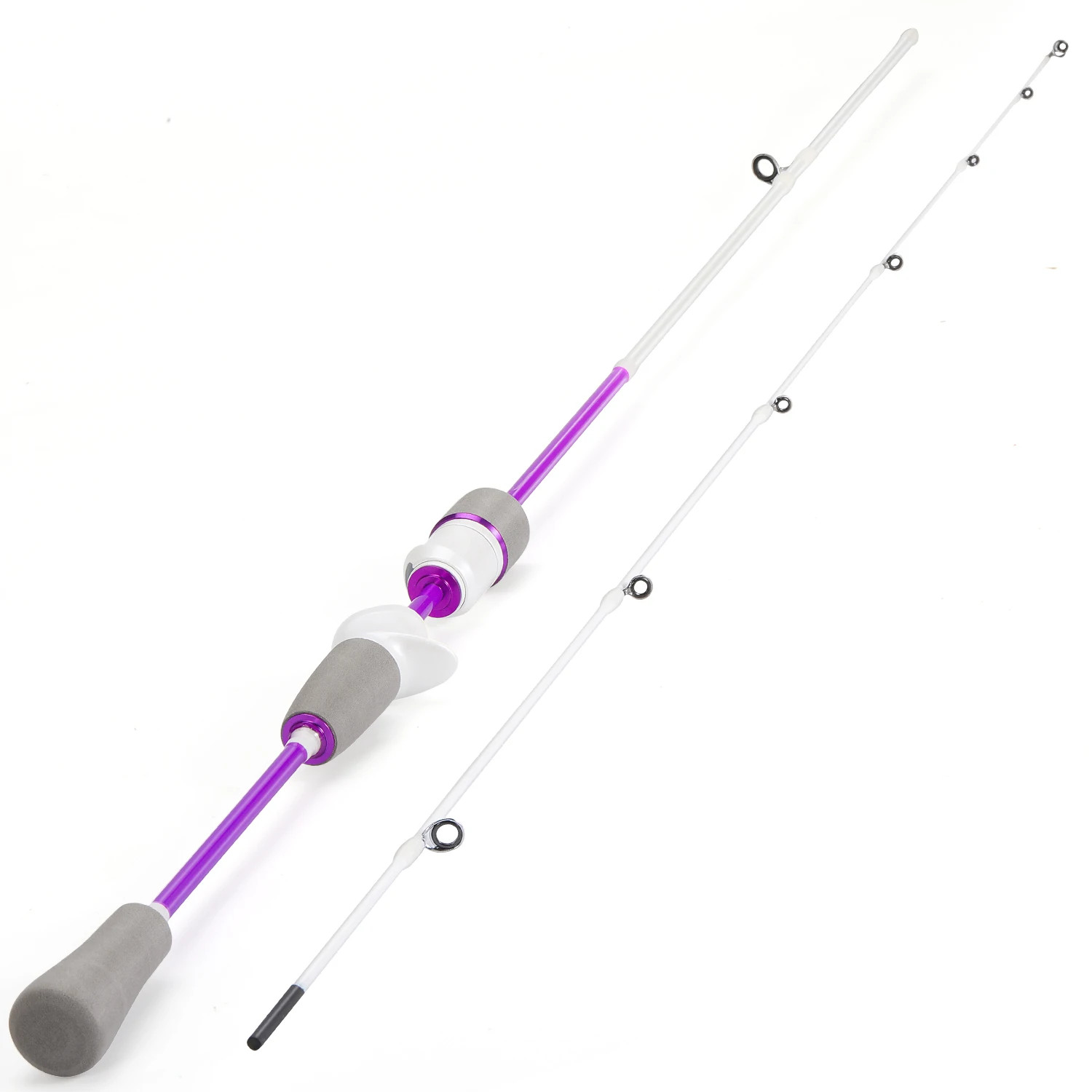 2 Sections 1.68M/1.8M Casting/Spinning Fishing Rod High Sensitivity Carbon Light