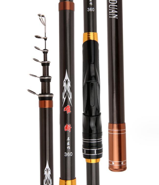 Carbon Fiber Casting Telescopic Fishing Rods 2.7m 3m 3.6m 3.9m 4.5m Spinning Rod