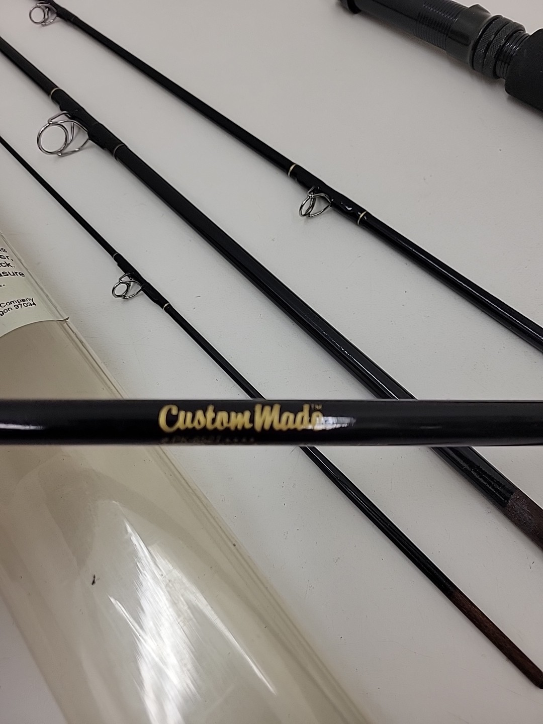 W.W. GRIGG CO Custom Made 6’6″ Graphite #PK-652T Med Fishing Rod 5 Pc Backpack
