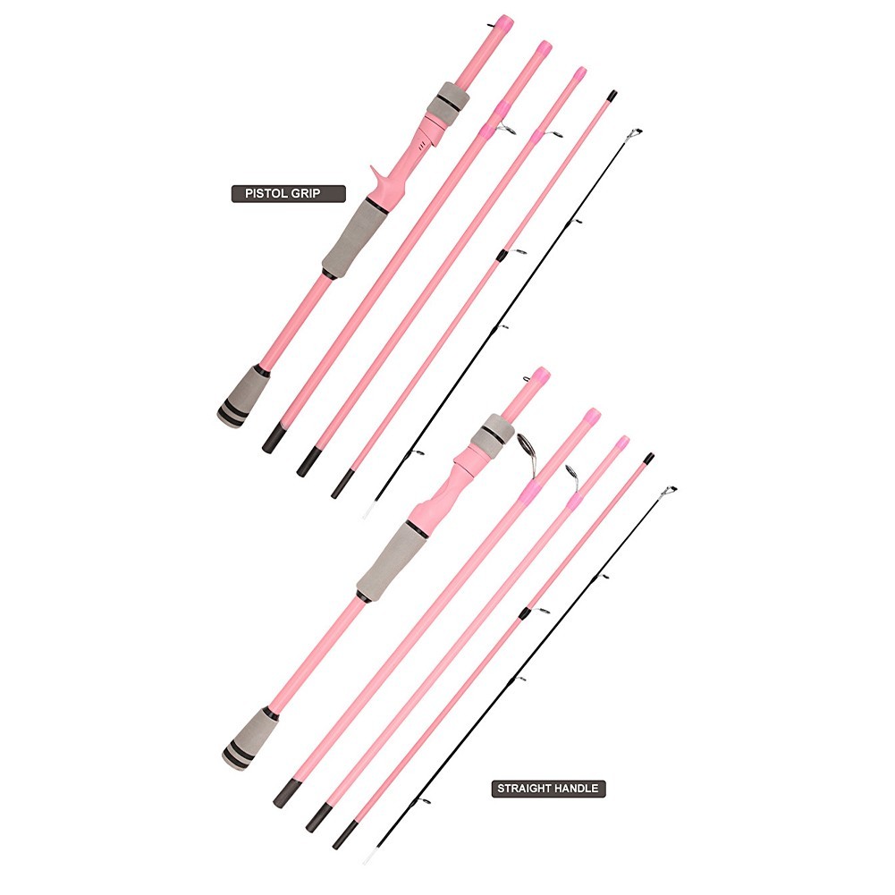 Lightweight for 2.1m Carbon Fishing Rod 4 Section for Saltwater Freshwater Use