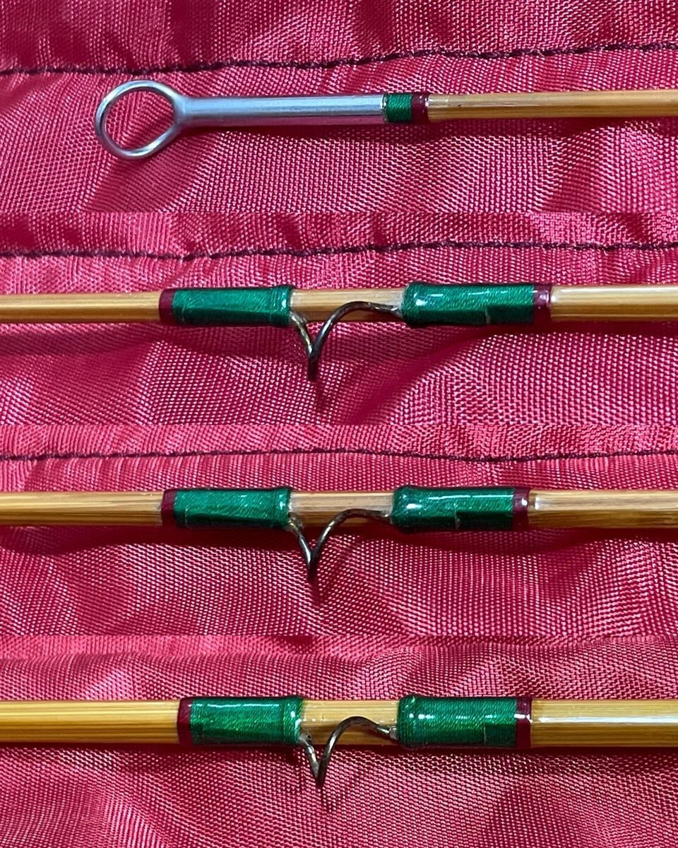 Pezon et Michel Ritz Super Parabolic PPP Fario Club 8’5 #6 Bamboo FlyFishing Rod