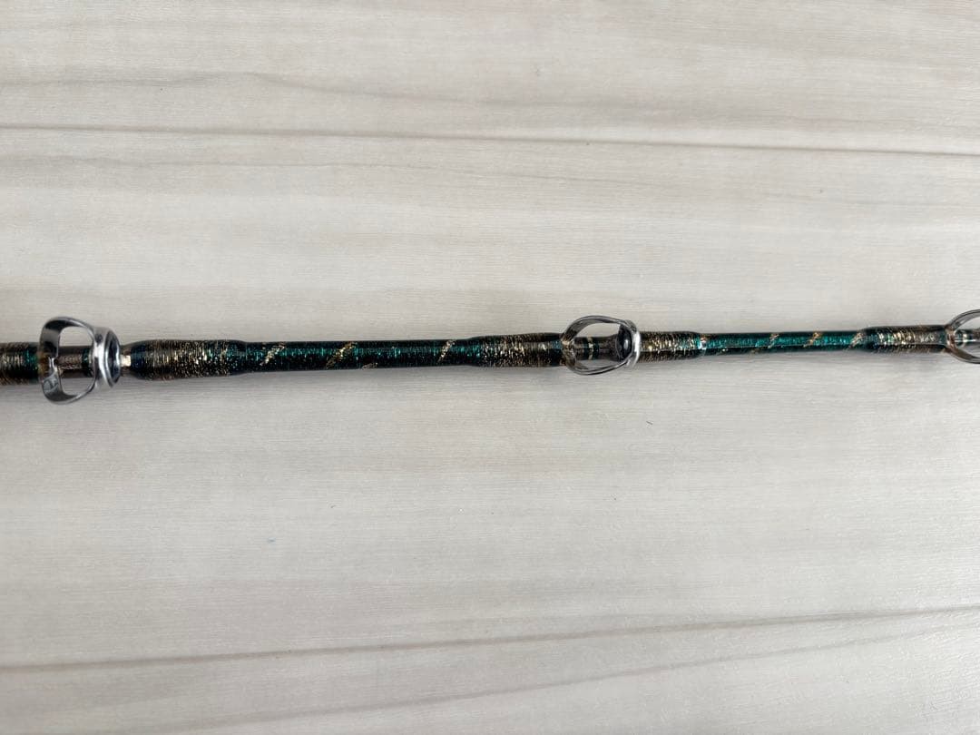 Tsuyoshi Magic Bite SR16 Fishing Rod Blue-Green Used, Light Wear