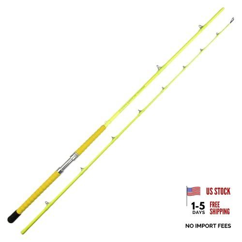Catfish Fishing Rods 10′ Two-Piece Glow in Dark Fluo Yellow – Fluo Yellow