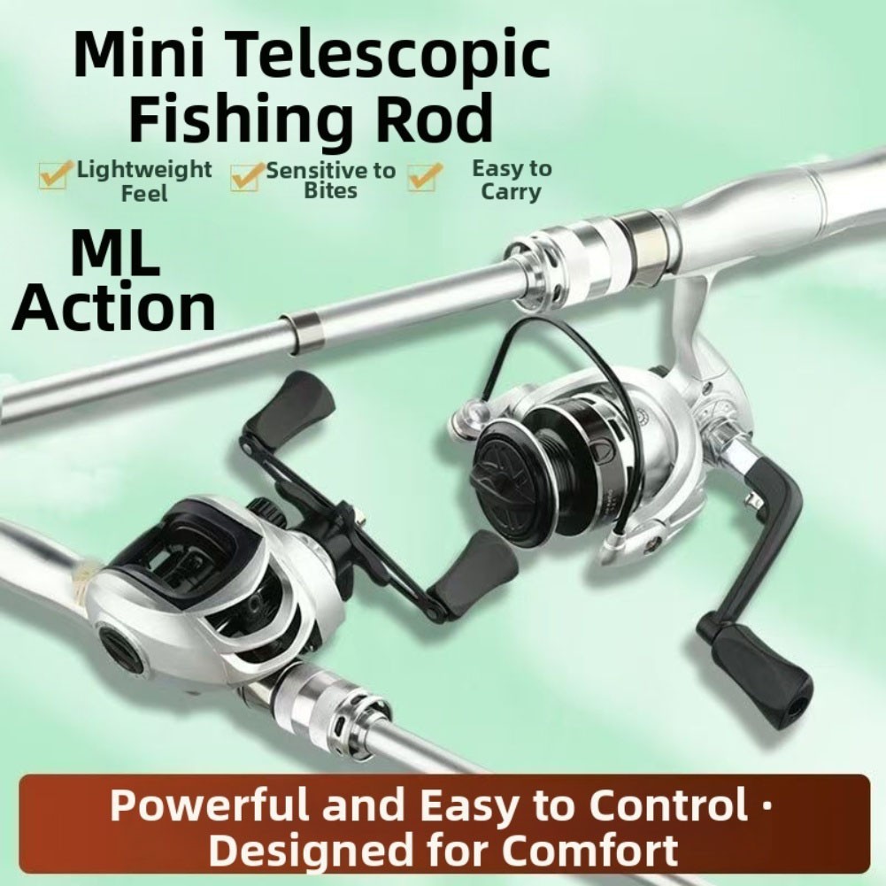 Easy To Carry Portable Fishing Rod Lure Fishing Rod Compact Fishing Rod