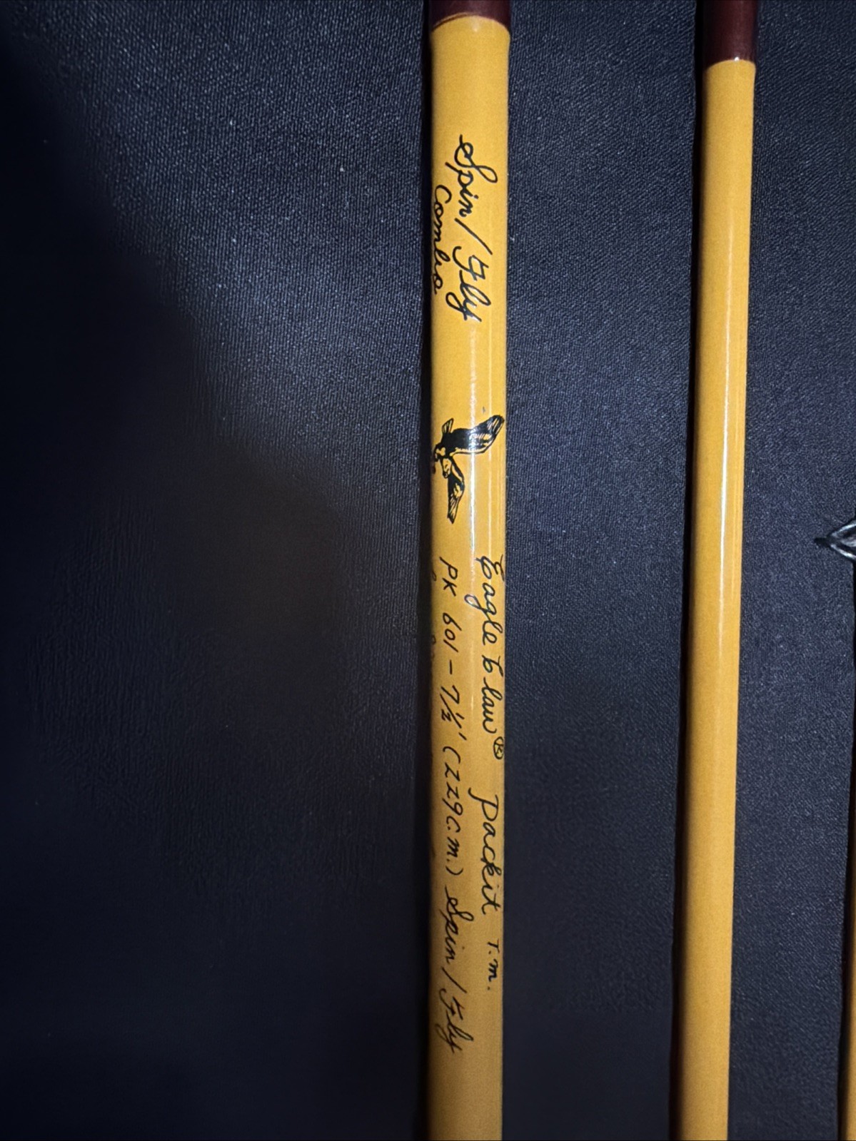 Eagle Claw Pack-It PK601 7’6” Spin/Fly Travel Rod 4pc New In Original Bag W/tube